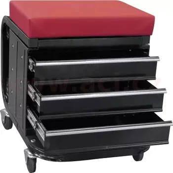 Úložný box * úložný box - sedátko na kolečkách, 3 zásuvky