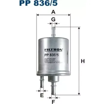 Palivový filtr FILTRON Palivový filtr PP 836/5