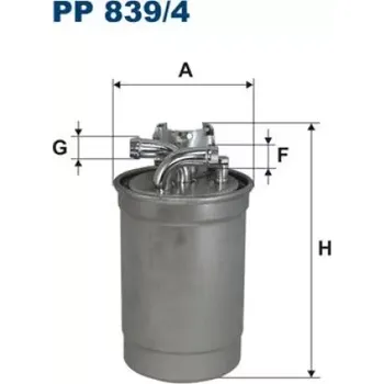 Palivový filtr FILTRON Palivový filtr PP 839/4