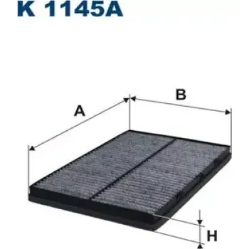 Kabinový filtr FILTRON Kabinový filtr K 1145A