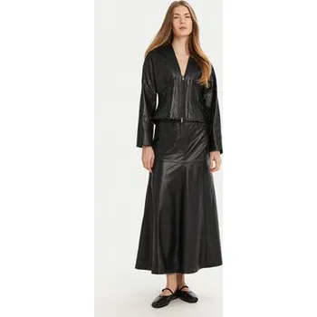 Pánská casual bunda Marella Kožená bunda Daily 2513441041 Černá Regular Fit 46