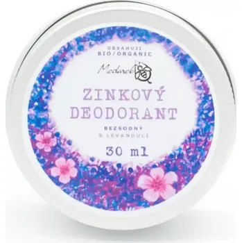 Medarek Bio zinkový deodorant bezsodý s vůní levandule 15 ml