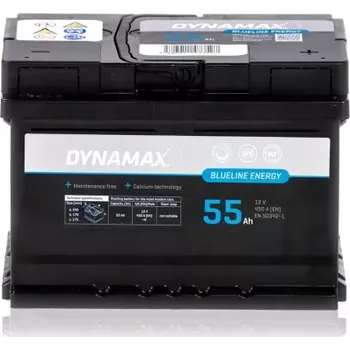 Autobaterie DYNAMAX ENERGY BLUELINE 55 12V 55AH 450A