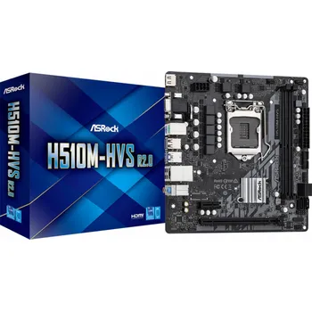 Základní deska Základní deska ASRock Sc LGA1200 H510M-HVS R2.0, Intel H510, 2xDDR4, 1xHDMI, 1xVGA, mATX