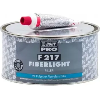 Karosářský tmel HB BODY fiberlight F217 - odlehčený tmel s vlákny 1L