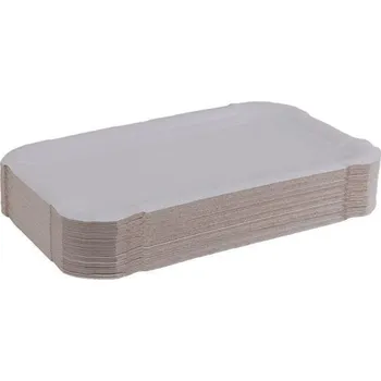 Jednorázové nádobí VICTORIA Papírový tácek, bílá, 105 x 165 mm, VICTORIA FACILITY ,balení 50 ks 539805