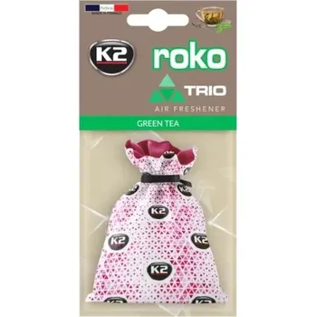 Vůně do auta K2 ROKO TRIO GREEN TEA - osvěžovač vzduchu 25G