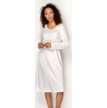 Dámské noční prádlo TIMO Lavender bílá s puntíky