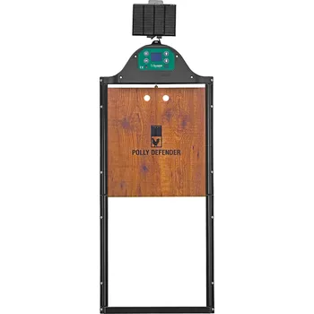 BRAVSON GROUP s.r.o. Komplet automatického otevírání a zavírání kurníku POLLY DEFENDER - se solárním panelem + ECO Taška z recyklované bavlny v hodnotě 119,-