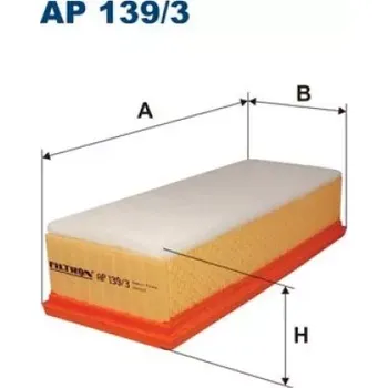 Vzduchový filtr FILTRON Vzduchový filtr AP 139/3