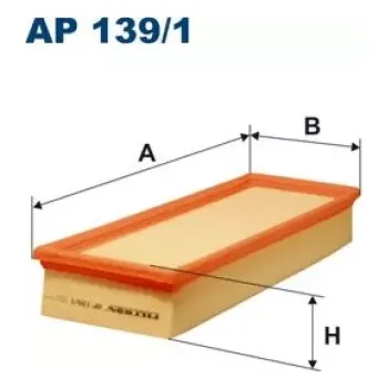 Vzduchový filtr FILTRON Vzduchový filtr AP 139/1