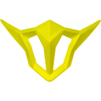 Helma na motorku Čelní kryt ventilace pro helmy CROSS PRO 2, CASSIDA (žlutá fluo)