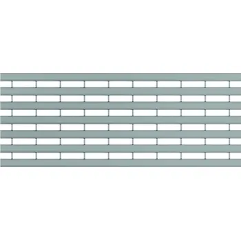 ACO Drainlock V/X100 - B125, rošt s podélnými U-profily 1,0 m, pozink. ocel 132555 free_store_pickup
