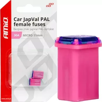 Autopojistky AMIO Pojistky JAPVAL PAL samice 30A -03460