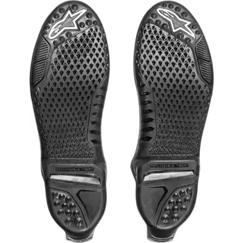 Moto obuv podešve pro boty TECH 10 model a dále, ALPINESTARS (černá, pár, pro velikost 48/49,5)