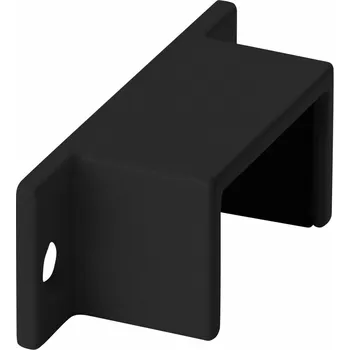 Zábradlí Příruba na stěnu pro krycí lištu, Easy Glass Hybrid Příruba na stěnu pro krycí lištu, Easy Glass Hybrid, 65x40x1,5 mm, ocel s e-nátěrem