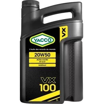 Motorový olej YACCO VX 100 20W50 5L
