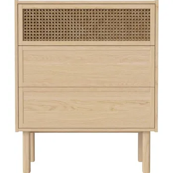 Komoda Bolia Komoda Cana Dresser H91, white oiled oak