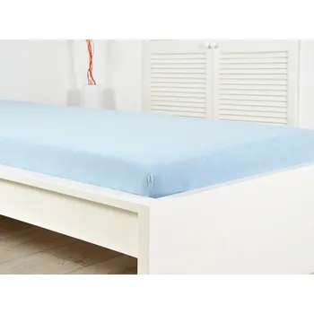 Prostěradlo B.E.S. - Petrovice, s.r.o. Prostěradlo Froté PERFECT - Světle modrá Rozměr: 90 x 200