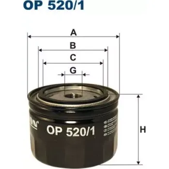 Auto-moto FILTRON Olejový filtr OP 520/1