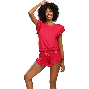 Dámské pyžamo Set DKAREN.1009 červená M 0