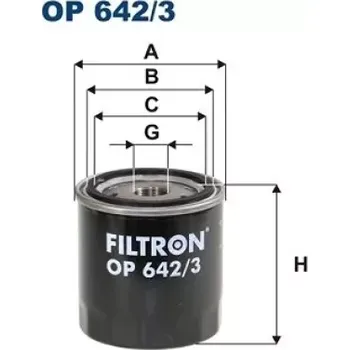 Olejový filtr FILTRON Olejový filtr OP 642/3