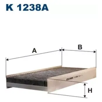 Kabinový filtr FILTRON Kabinový filtr K 1238A