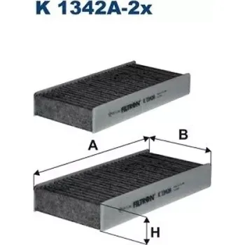 Kabinový filtr FILTRON Kabinový filtr K 1342A-2x