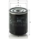 MANN FILTER Olejový filtr W 712/54