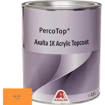barva na kov Akrylátová 1K barva Axalta RAL 1033 5°lesku stupeň lesku Mat