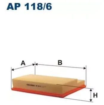 Filtr do auta FILTRON Vzduchový filtr AP 118/6