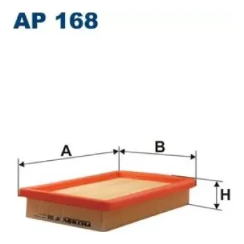 Vzduchový filtr FILTRON Vzduchový filtr AP 168