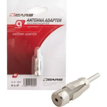 Autoanténa 4CARS Anténní adaptér ISO-DIN