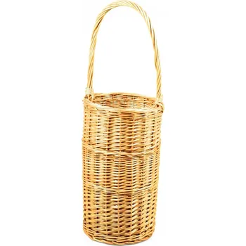 Stojan na deštník Koš na deštníky proutěný s uchem