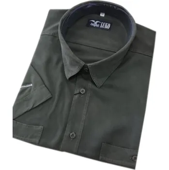 Pánská košile Pánská košile s krátkým rukávem (TENCEL) - v nadměrné velikosti 3441