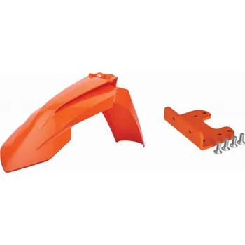 POLISPORT Přední blatník Restyled Orange s adaptérem KTM KTM SX-F 505 2007-2012