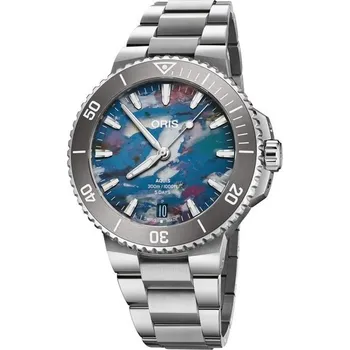 Hodinky Oris Aquis Date Upcycle Calibre 400 43,5 mm 01 400 7790 4150-07 8 23 02PEB + 5 let záruka a dárek ZDARMA