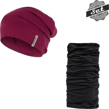 Módní doplněk SENSOR SET MERINO ACTIVE čepice + šátek