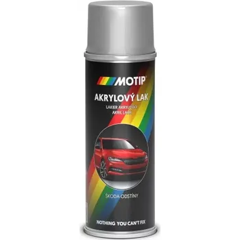 Silikonový sprej MOTIP Škoda stříbrná metalická 200ml