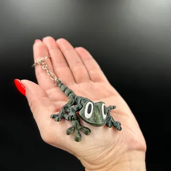 Přívěsek na klíče nebo batoh – tm. zelená třpyt