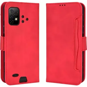 Pouzdro na mobilní telefon TT-TopTechnology Kožené červené, red pouzdro Umidigi Bison GT2 5G, Umidigi Bison GT2 Pro, Umidigi Bison GT2 Pro 5G