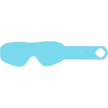 Příslušenství k helmě na motorku strhávací fólie plexi pro brýle FM RACING řady MUDDY TRACK, Q-TECH (10 vrstev v balení, čirá)