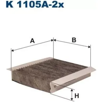 Kabinový filtr FILTRON Kabinový filtr K 1105A-2x