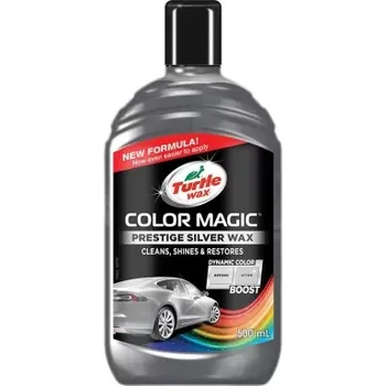 Autokosmetika Turtle Wax Color Magic Plus - stříbrný 500ml