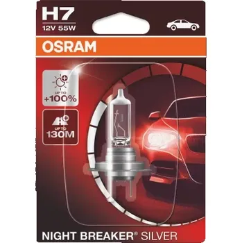Autožárovka OSRAM NIGHT BREAKER SILVER H7 PX26D 12V 55W 64210NBS-01B