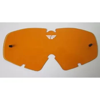 Motocyklové brýle sklo FLY Focus Youth FLY RACING (jantárová)