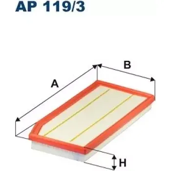 Filtr do auta FILTRON Vzduchový filtr AP 119/3