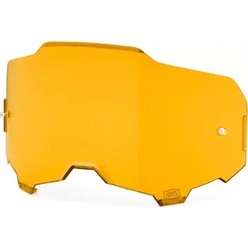 Příslušenství k helmě na motorku S100 plexi ARMEGA, 100% (oranžové, Anti-fog)