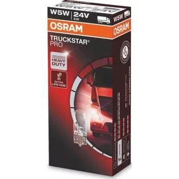 Povinná bezpečnostní výbava OSRAM TRUCK STAR PRO 24V 5W W2,1x9,5d W5W