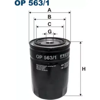 Olejový filtr FILTRON Olejový filtr OP 563/1